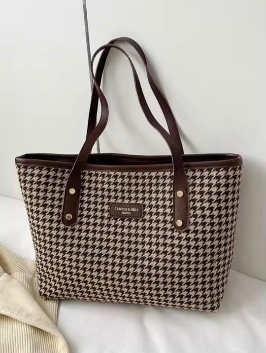 Grameen Check Tote Bag