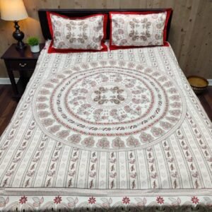 Panel Cotton Bed Sheet
